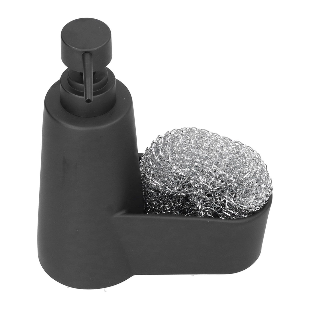 Soap Dispenser Dishwashing Liquid Hand Soap Pump with A Steel Ball for Bathroom and Kitchen SinkBlack