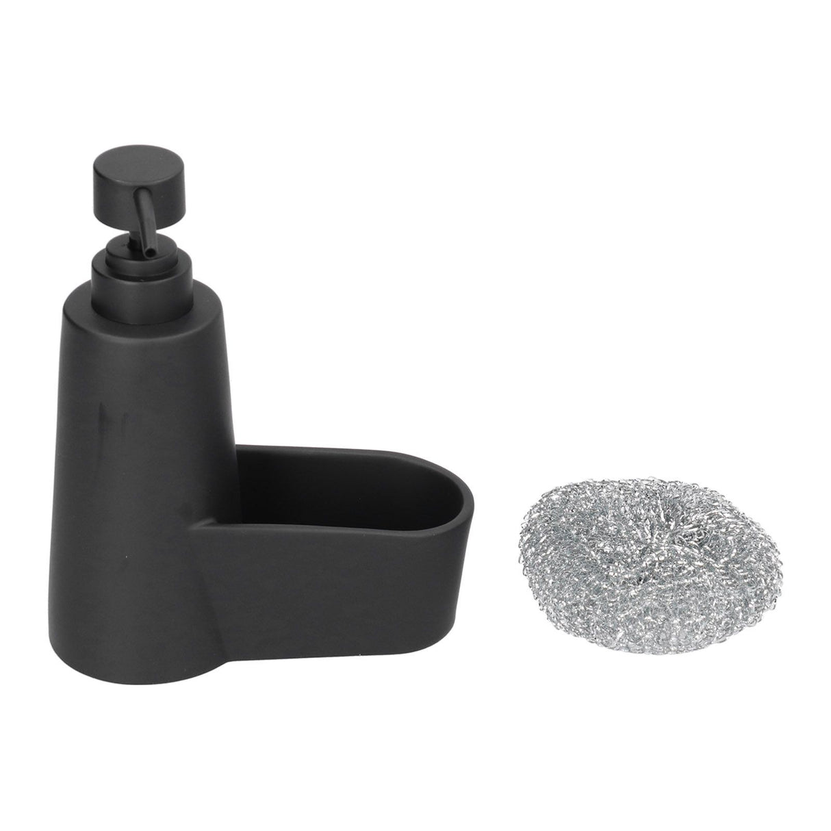 Soap Dispenser Dishwashing Liquid Hand Soap Pump with A Steel Ball for Bathroom and Kitchen SinkBlack