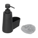 Soap Dispenser Dishwashing Liquid Hand Soap Pump with A Steel Ball for Bathroom and Kitchen SinkBlack