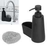 Soap Dispenser Dishwashing Liquid Hand Soap Pump with A Steel Ball for Bathroom and Kitchen SinkBlack