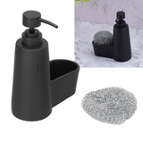 Soap Dispenser Dishwashing Liquid Hand Soap Pump with A Steel Ball for Bathroom and Kitchen SinkBlack