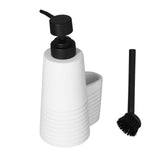 Soap Foam Dispenser Rich Convenient Easy Cleaning Eco Friendly Durable Kitchen Soap Dispenser for Bathroom - Rear View