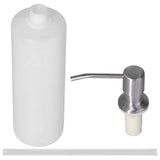 Sink Soap Dispenser Stainless Steel Press Head 300ML Soap Lotion Container Kitchen Bathroom Accessory