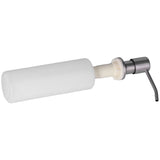 Sink Soap Dispenser Stainless Steel Press Head 300ML Soap Lotion Container Kitchen Bathroom Accessory - Front View