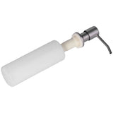 Sink Soap Dispenser Stainless Steel Press Head 300ML Soap Lotion Container Kitchen Bathroom Accessory - Side View