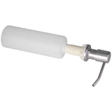 Sink Soap Dispenser Stainless Steel Press Head 300ML Soap Lotion Container Kitchen Bathroom Accessory - Rear View