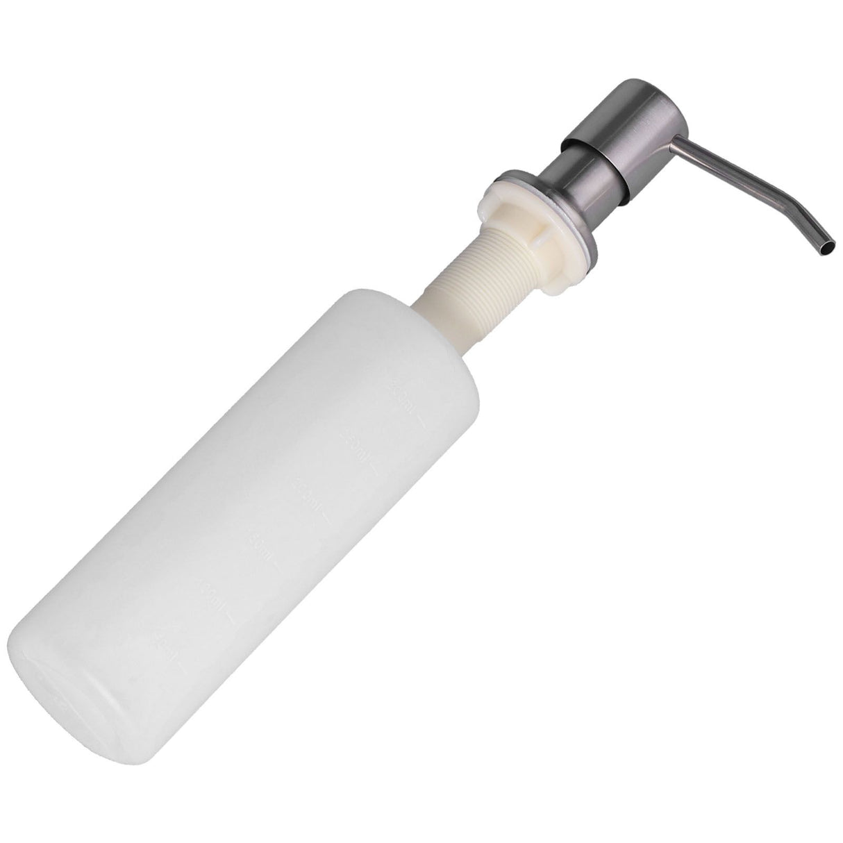 Sink Soap Dispenser Stainless Steel Press Head 300ML Soap Lotion Container Kitchen Bathroom Accessory
