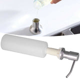 Sink Soap Dispenser Stainless Steel Press Head 300ML Soap Lotion Container Kitchen Bathroom Accessory