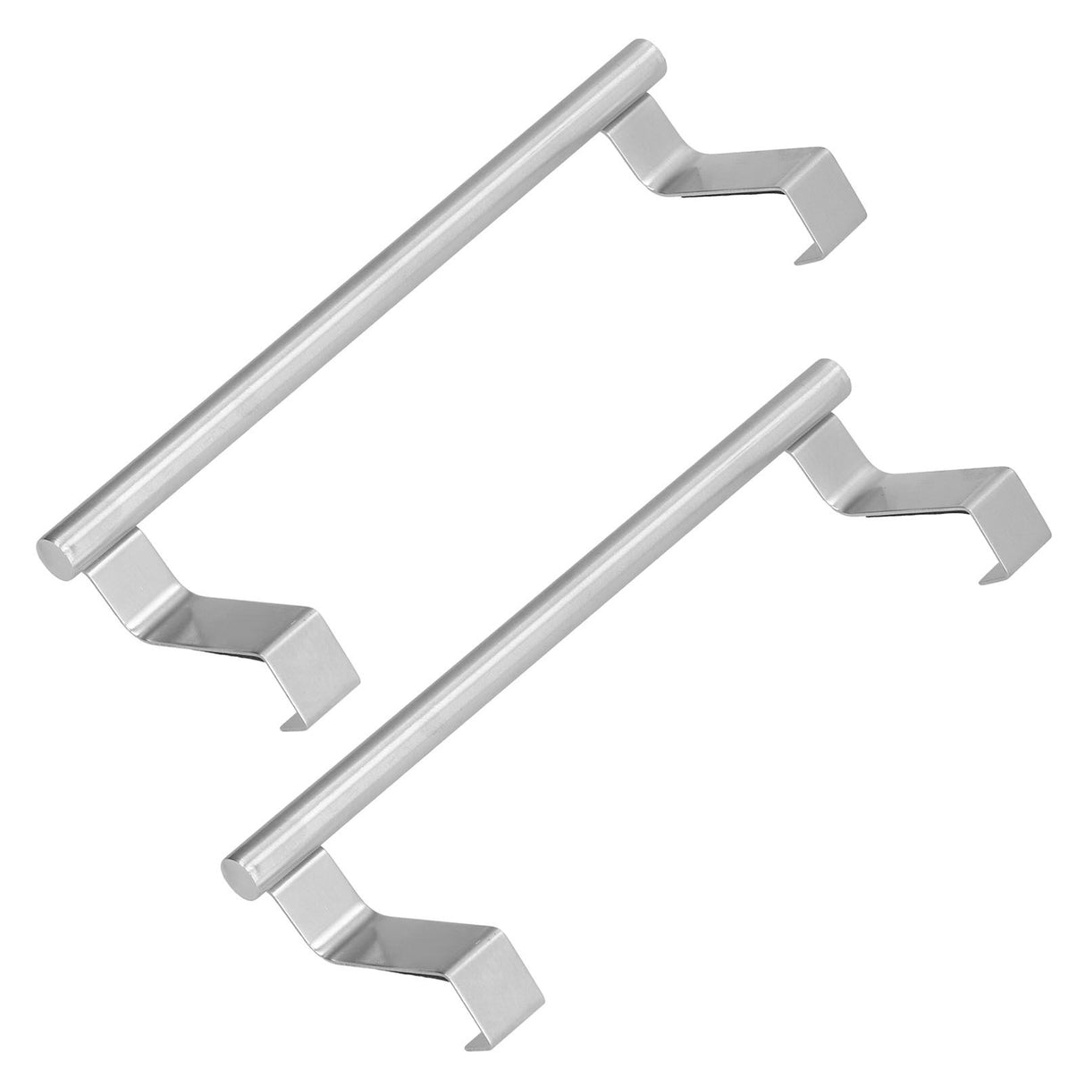 2Pcs Stainless Steel Hanging Towel Rack No Punch Bathroom Hanger for Home Hotel Apartment23CM