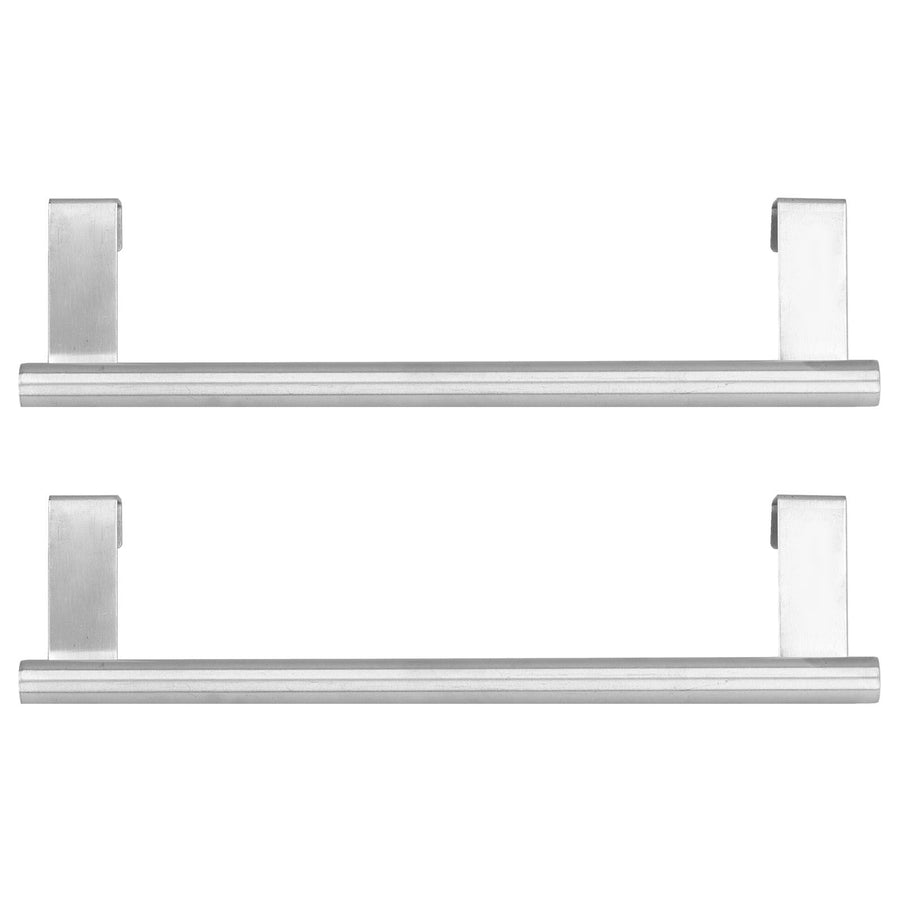 2Pcs Stainless Steel Hanging Towel Rack No Punch Bathroom Hanger for Home Hotel Apartment23CM