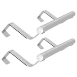 2Pcs Stainless Steel Hanging Towel Rack No Punch Bathroom Hanger for Home Hotel Apartment23CM