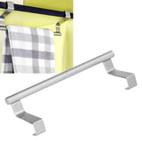 2Pcs Stainless Steel Hanging Towel Rack No Punch Bathroom Hanger for Home Hotel Apartment23CM - Extra Image