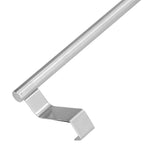 2Pcs Stainless Steel Hanging Towel Rack No Punch Bathroom Hanger for Home Hotel Apartment23CM - Extra Image