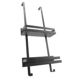 Wall Shower Shelf Large Space Metal Hanging Shower Organizer Rack with Suction Cup for Bathroom Toilet Type A Double Layer
