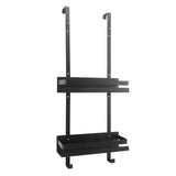 Wall Shower Shelf Large Space Metal Hanging Shower Organizer Rack with Suction Cup for Bathroom Toilet Type A Double Layer