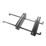 Wall Shower Shelf Large Space Metal Hanging Shower Organizer Rack with Suction Cup for Bathroom Toilet Type A Double Layer - Extra Image
