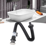 Sink Drain Pipe Prevent Backflow Bad Odor Removal Leakage Proof Downcomer Pipe for Home Use - Extra Image