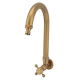 Garden Outdoor Faucet Antique In Wall Frost Crack Prevention 360 Degree Rotation Single Cold Water Faucet Tap Thin Mouth - Front View