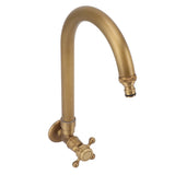 Garden Outdoor Faucet Antique In Wall Frost Crack Prevention 360 Degree Rotation Single Cold Water Faucet Tap Thin Mouth