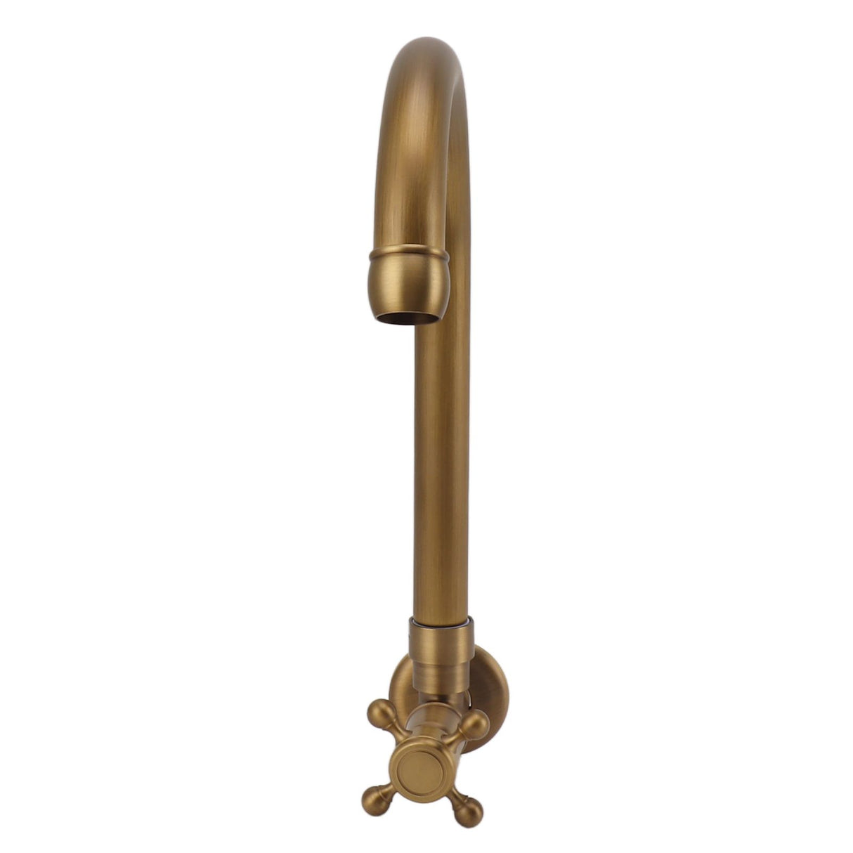 Garden Outdoor Faucet Antique In Wall Frost Crack Prevention 360 Degree Rotation Single Cold Water Faucet Tap Round Mouth