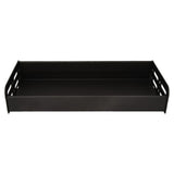 Floating Shelves Space Aluminum Wall Mounted Decorative Storage Shelf for Kitchen Bathroom Living Room Bedroom Black