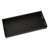 Floating Shelves Space Aluminum Wall Mounted Decorative Storage Shelf for Kitchen Bathroom Living Room Bedroom Black - Low Angle