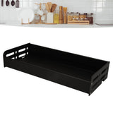 Floating Shelves Space Aluminum Wall Mounted Decorative Storage Shelf for Kitchen Bathroom Living Room Bedroom Black - Extra Image