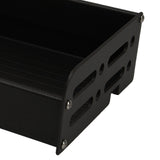 Floating Shelves Space Aluminum Wall Mounted Decorative Storage Shelf for Kitchen Bathroom Living Room Bedroom Black