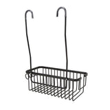 Over The Toilet Storage Shelf Large Capacity Aluminum Toilet Storage Basket Metal Bathroom Storage Organizer Black