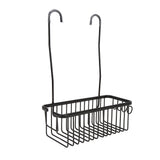 Over The Toilet Storage Shelf Large Capacity Aluminum Toilet Storage Basket Metal Bathroom Storage Organizer Black