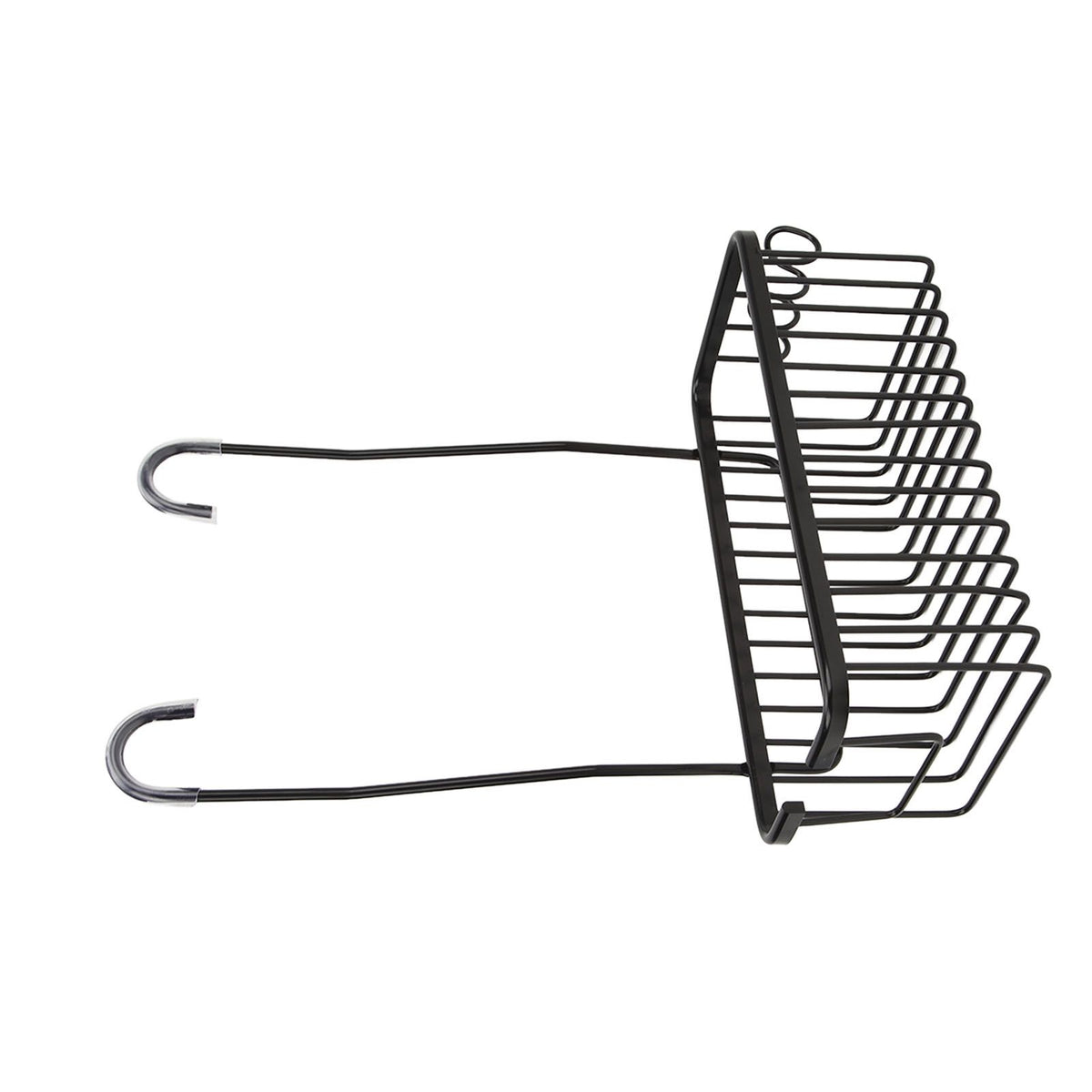 Over The Toilet Storage Shelf Large Capacity Aluminum Toilet Storage Basket Metal Bathroom Storage Organizer Black