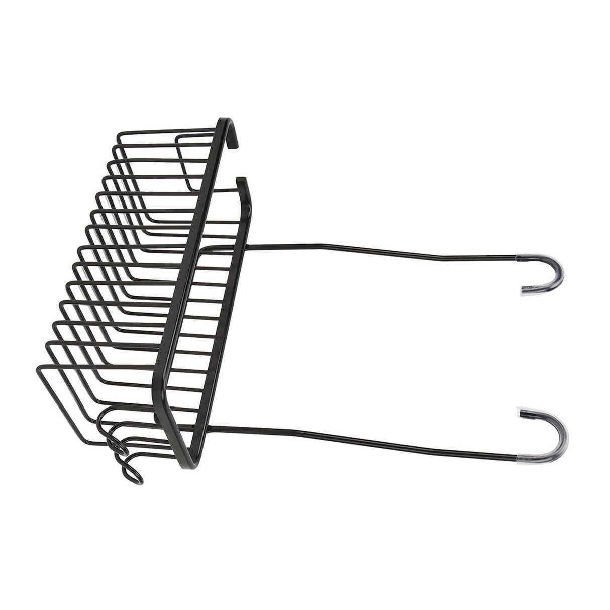 Over The Toilet Storage Shelf Large Capacity Aluminum Toilet Storage Basket Metal Bathroom Storage Organizer Black