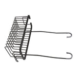 Over The Toilet Storage Shelf Large Capacity Aluminum Toilet Storage Basket Metal Bathroom Storage Organizer Black - Extra Image