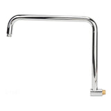 Shower Head Extension with Flange S Shape Shower Arm Wall Mount Rotatable Stainless Steel Shower Pipe for Bathroom Electroplate