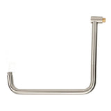 Shower Head Extension with Flange S Shape Shower Arm Wall Mount Rotatable Stainless Steel Shower Pipe for Bathroom Brushed - Extra Image