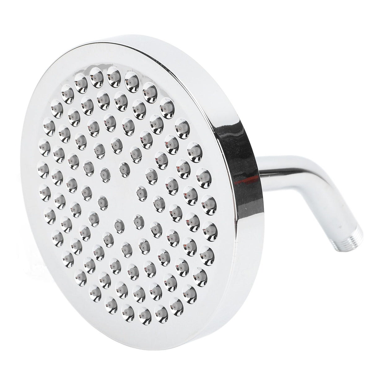 High Pressure Rain Shower Head Water Conservation Bathroom Shower Head for Household Hotel 6 Inch Silver