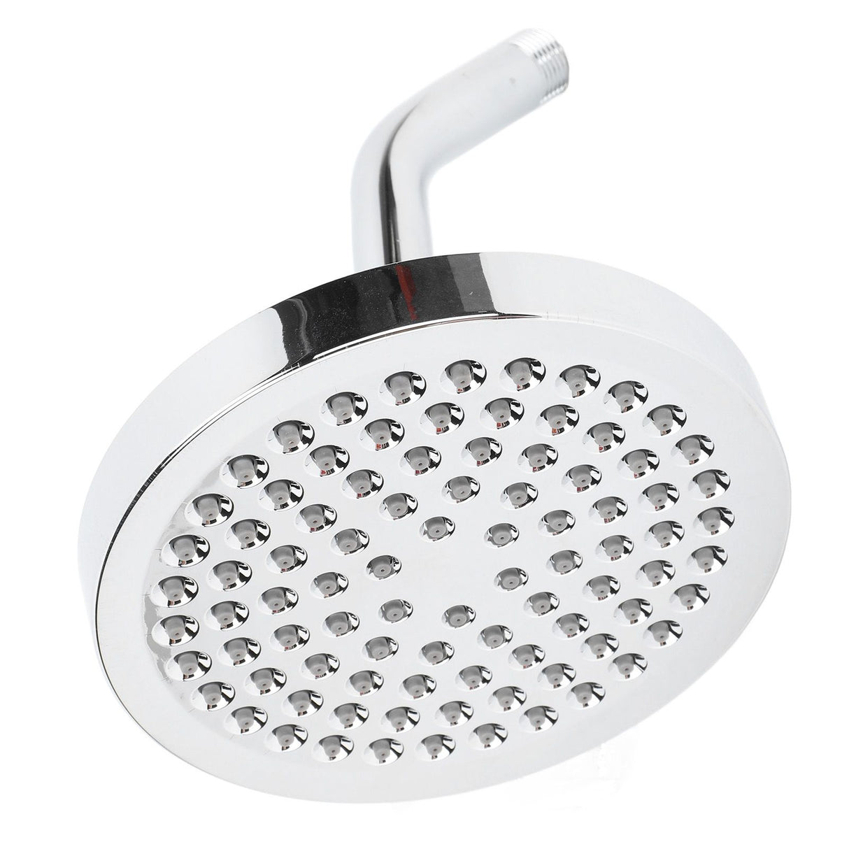 High Pressure Rain Shower Head Water Conservation Bathroom Shower Head for Household Hotel 6 Inch Silver