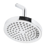 High Pressure Rain Shower Head Water Conservation Bathroom Shower Head for Household Hotel 6 Inch Silver