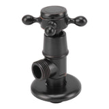 Solid Brass Angle Stop Valve Retro Thickened Cold Hot Triangle Valve Explosion Proof Water Shut Off Valve Black