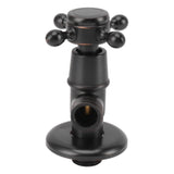 Solid Brass Angle Stop Valve Retro Thickened Cold Hot Triangle Valve Explosion Proof Water Shut Off Valve Black