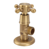 Solid Brass Angle Stop Valve Retro Thickened Cold Hot Triangle Valve Explosion Proof Water Shut Off Valve Antique