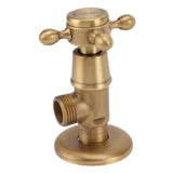 Solid Brass Angle Stop Valve Retro Thickened Cold Hot Triangle Valve Explosion Proof Water Shut Off Valve Antique - 45-Degree Angle
