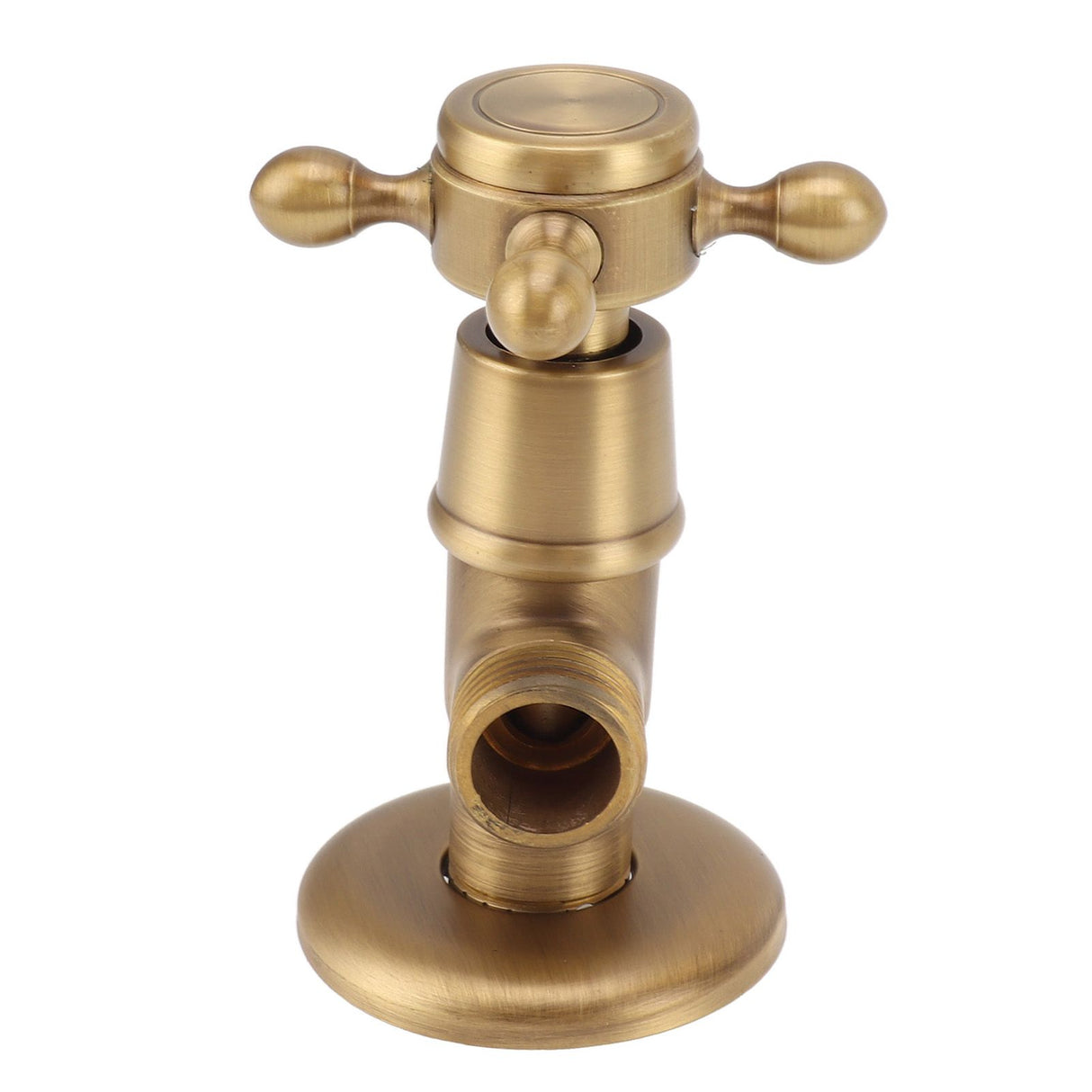 Solid Brass Angle Stop Valve Retro Thickened Cold Hot Triangle Valve Explosion Proof Water Shut Off Valve Antique