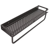 Shower Caddy Grey Shower Organizer Shelf Easy Install Aluminium Alloy Large Capacity Shower Accessory for Bathroom Home 50cm / 19.7in