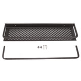Shower Caddy Grey Shower Organizer Shelf Easy Install Aluminium Alloy Large Capacity Shower Accessory for Bathroom Home 50cm / 19.7in