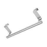 Multi Purpose Stainless Steel Single Bar Towel Rack Hole Free Towel Rack Bathroom Towel Bar S 6.2x23.5cm