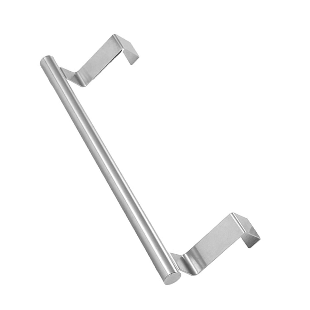 Multi Purpose Stainless Steel Single Bar Towel Rack Hole Free Towel Rack Bathroom Towel Bar S 6.2x23.5cm