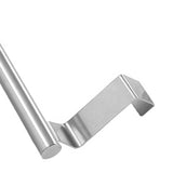 Multi Purpose Stainless Steel Single Bar Towel Rack Hole Free Towel Rack Bathroom Towel Bar S 6.2x23.5cm