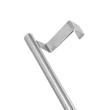 Multi Purpose Stainless Steel Single Bar Towel Rack Hole Free Towel Rack Bathroom Towel Bar S 6.2x23.5cm