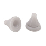 2 Set Silicone Shower Head Nozzles with Rubber Gasket Screen Flow Restrictor PTFE Tape Kit